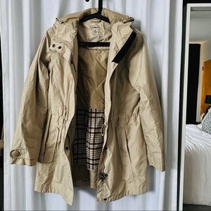 LL Bean Insulated Rain Coat